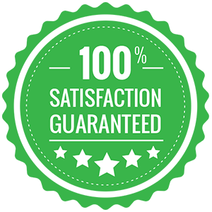 100% Satisfaction Guaranteed